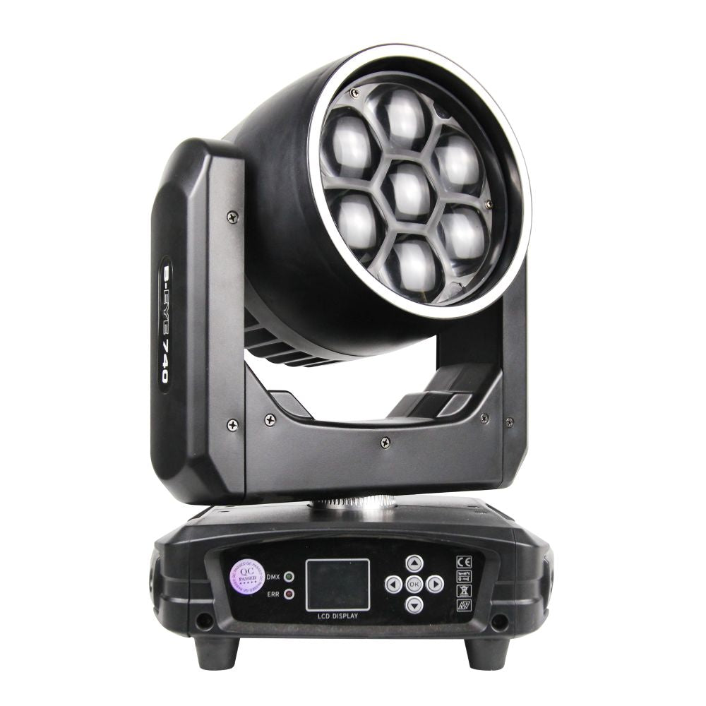 LED Zoom & BeamM & Wash Small Bee Eye 7X40W RGBW Light With Point Control