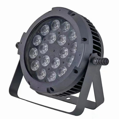 IP65 Waterproof LED Par Light 18x18W 6in1 RGBWA+UV Outdoor Stage Lighting